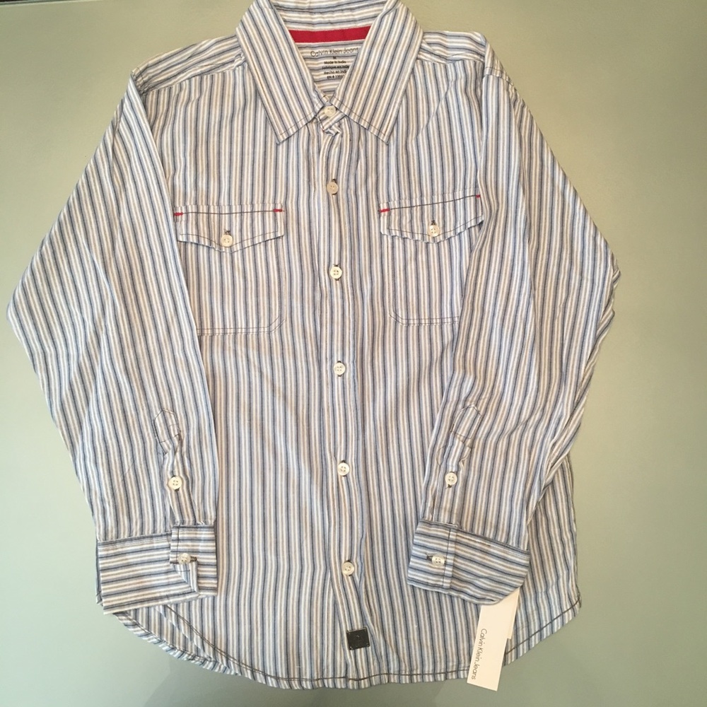 NWT: Calvin Klein Jeans Casual Button Down Shirt